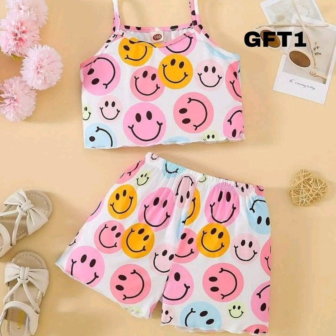 Cute & Comfy Tops-Set for Your Little Princess